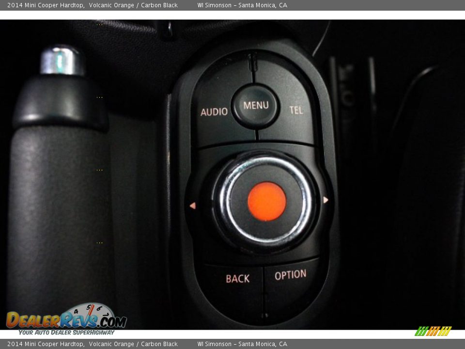 2014 Mini Cooper Hardtop Volcanic Orange / Carbon Black Photo #22