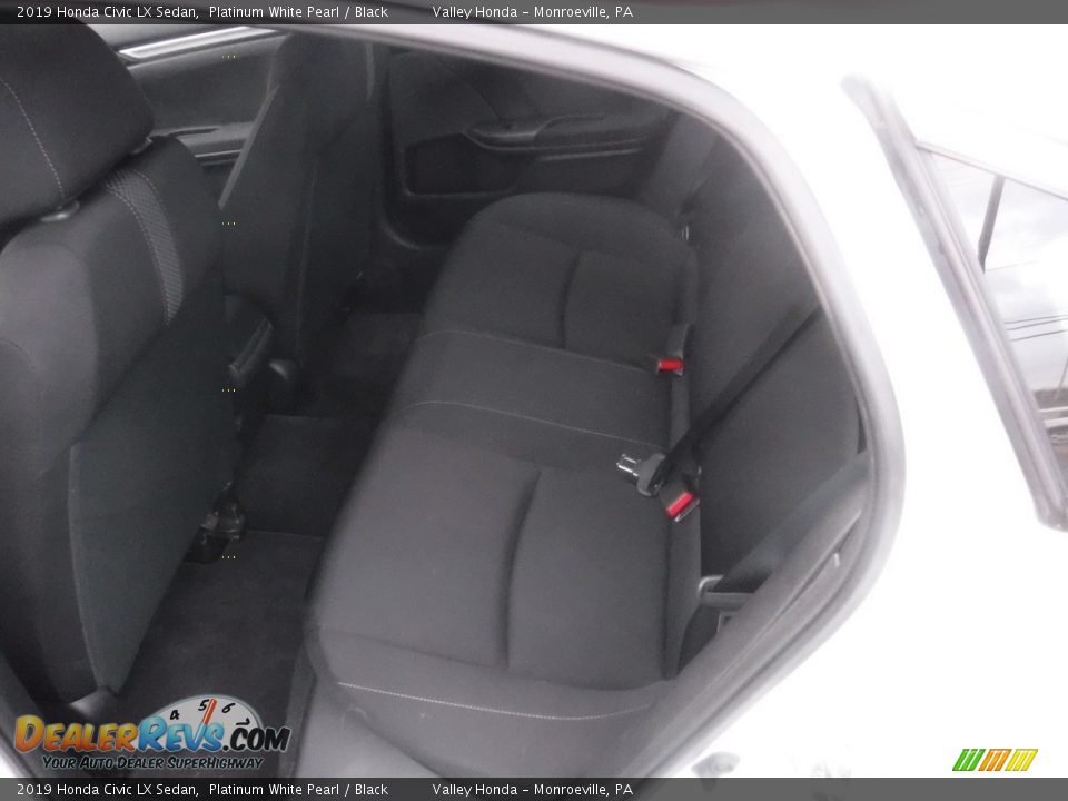 2019 Honda Civic LX Sedan Platinum White Pearl / Black Photo #22