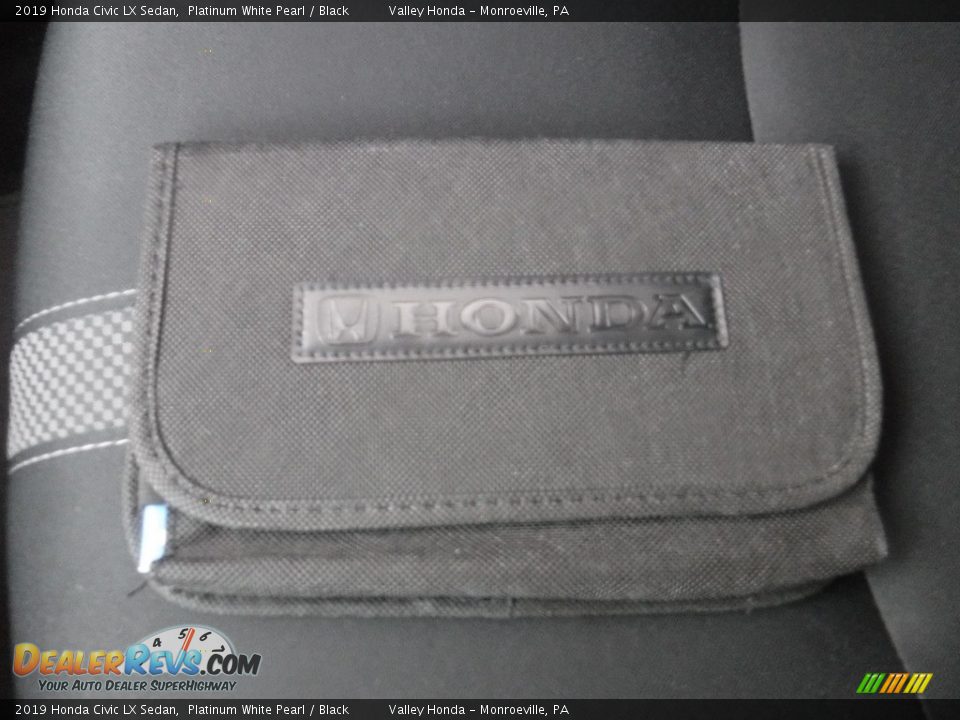 2019 Honda Civic LX Sedan Platinum White Pearl / Black Photo #26