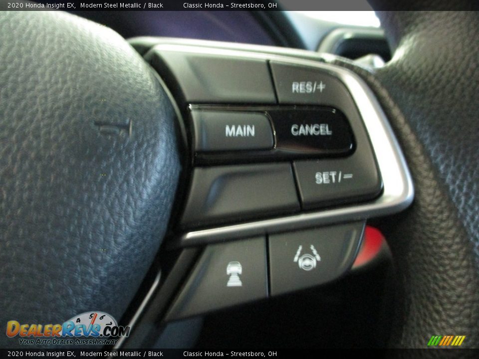 2020 Honda Insight EX Modern Steel Metallic / Black Photo #32