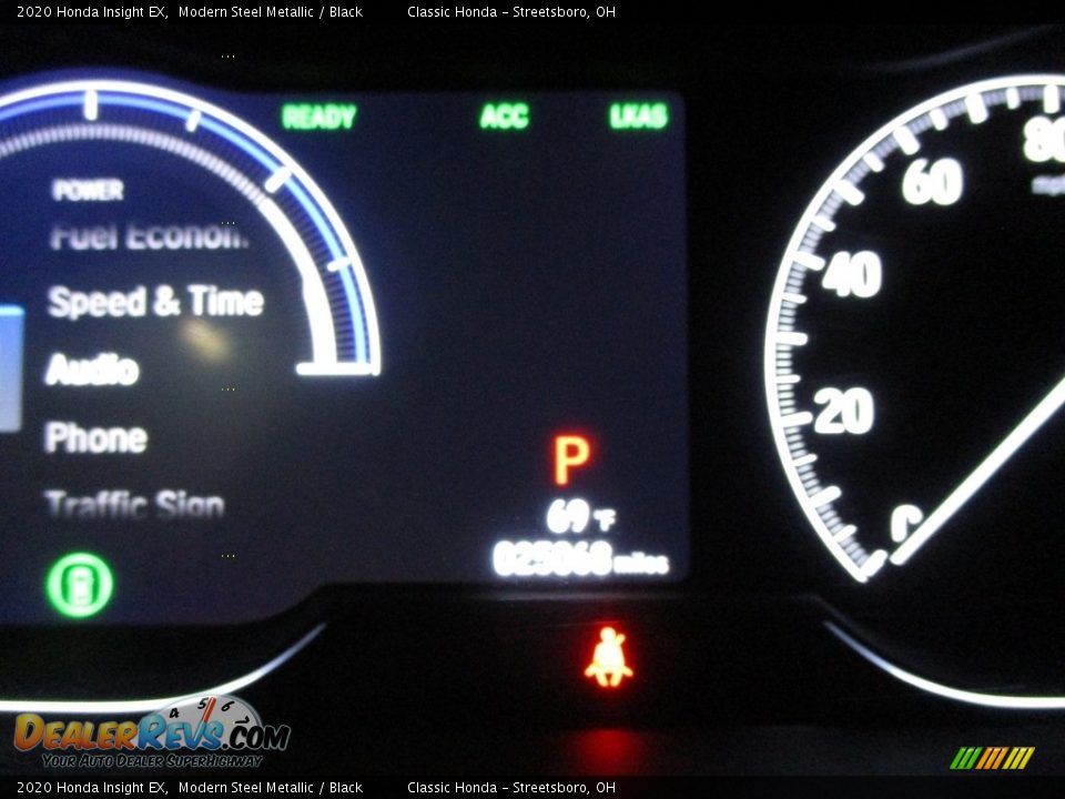 2020 Honda Insight EX Modern Steel Metallic / Black Photo #33