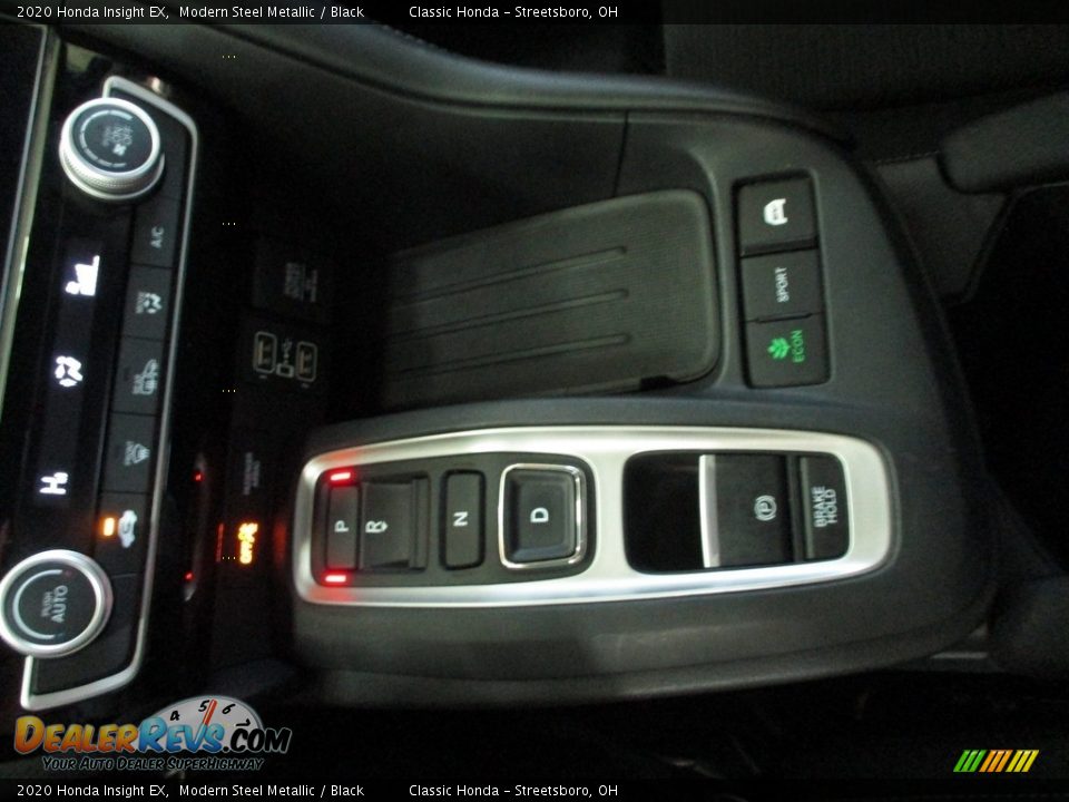 2020 Honda Insight EX Modern Steel Metallic / Black Photo #34