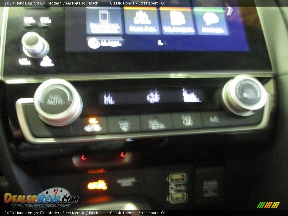 2020 Honda Insight EX Modern Steel Metallic / Black Photo #35