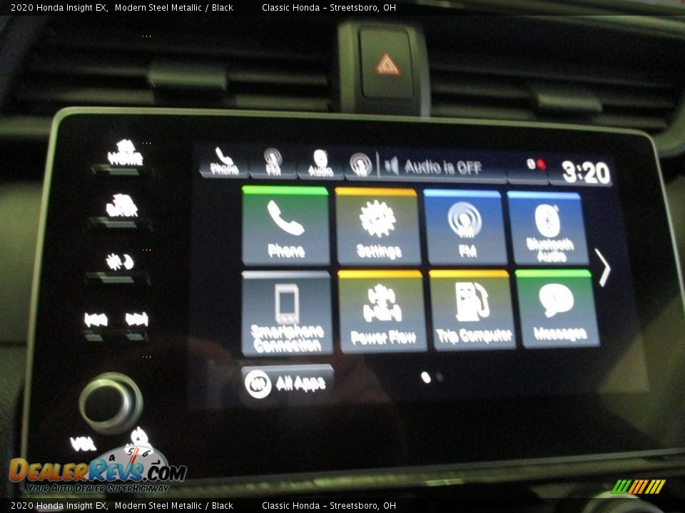 2020 Honda Insight EX Modern Steel Metallic / Black Photo #36