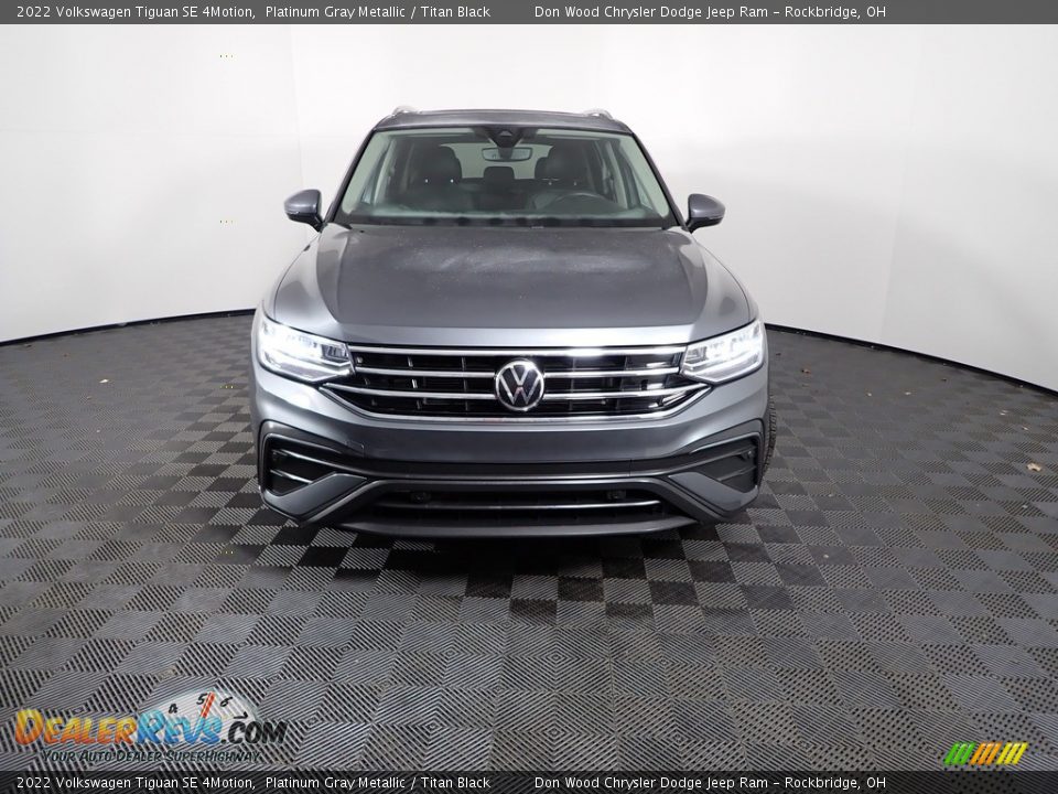 2022 Volkswagen Tiguan SE 4Motion Platinum Gray Metallic / Titan Black Photo #6