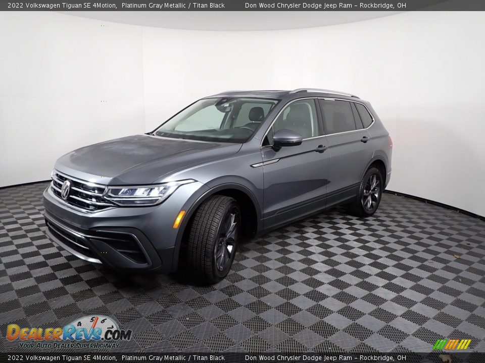 2022 Volkswagen Tiguan SE 4Motion Platinum Gray Metallic / Titan Black Photo #7