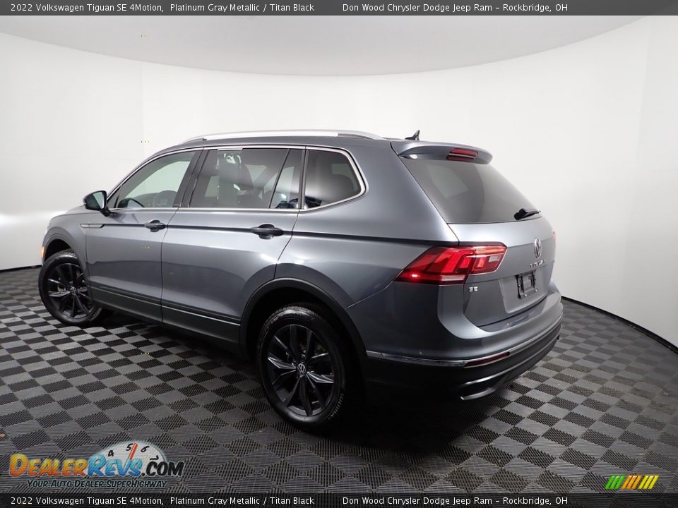 2022 Volkswagen Tiguan SE 4Motion Platinum Gray Metallic / Titan Black Photo #8