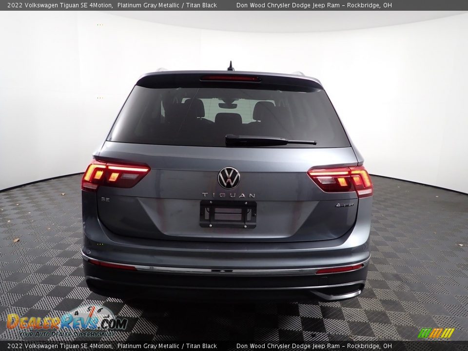 2022 Volkswagen Tiguan SE 4Motion Platinum Gray Metallic / Titan Black Photo #9