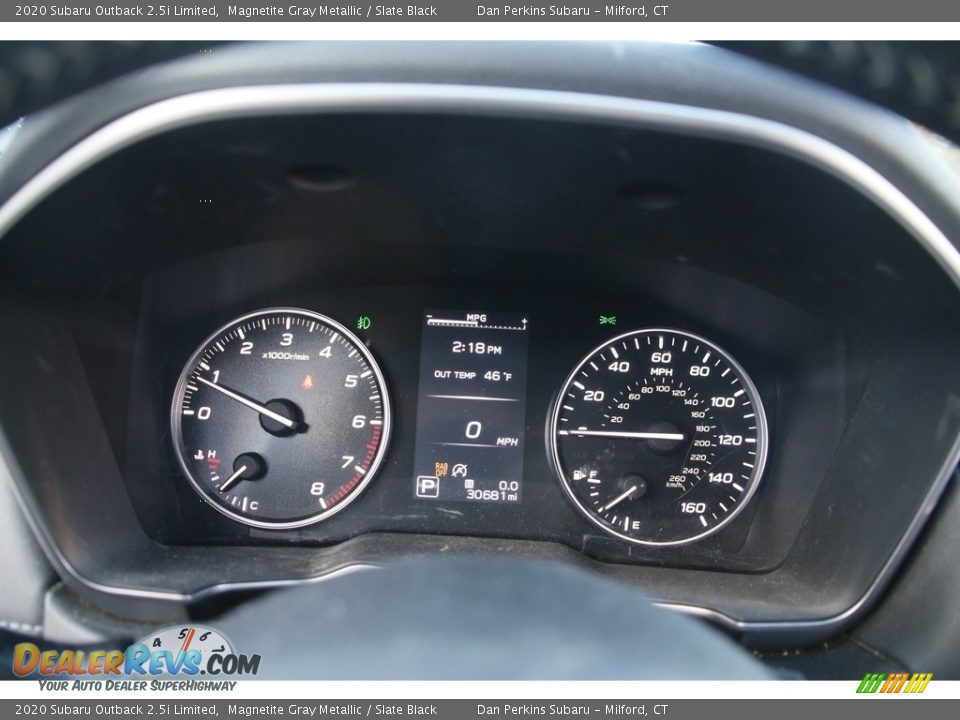 2020 Subaru Outback 2.5i Limited Magnetite Gray Metallic / Slate Black Photo #18