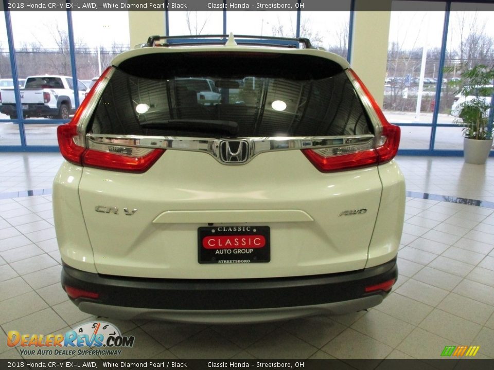 2018 Honda CR-V EX-L AWD White Diamond Pearl / Black Photo #8