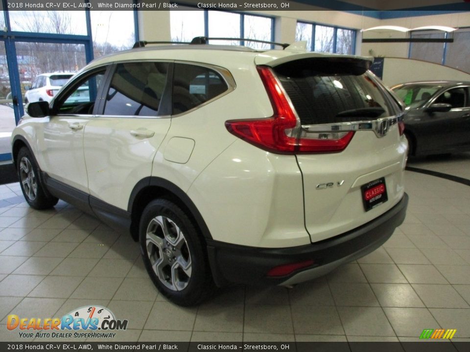2018 Honda CR-V EX-L AWD White Diamond Pearl / Black Photo #9