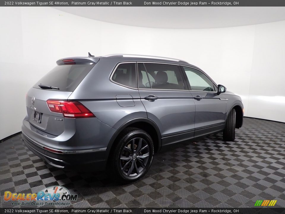 2022 Volkswagen Tiguan SE 4Motion Platinum Gray Metallic / Titan Black Photo #12