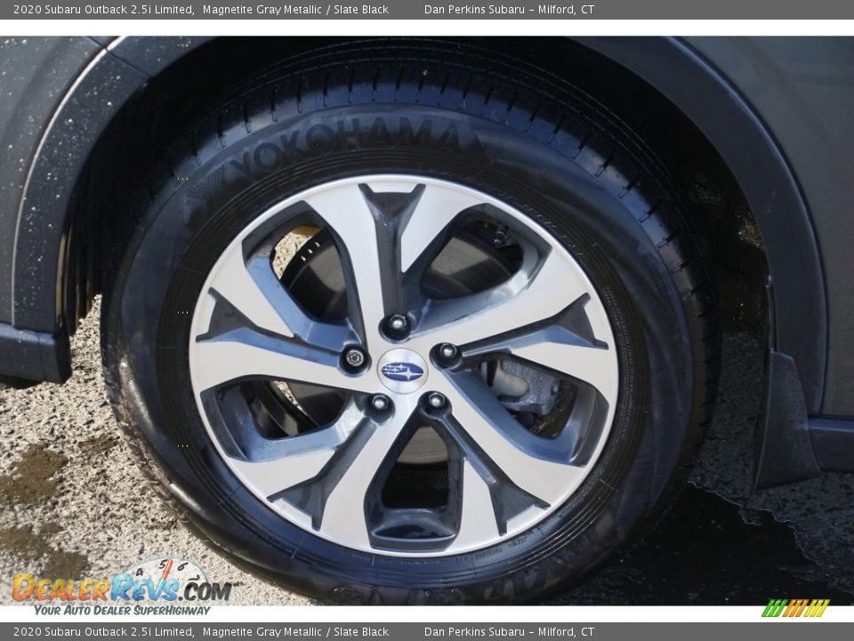 2020 Subaru Outback 2.5i Limited Magnetite Gray Metallic / Slate Black Photo #22