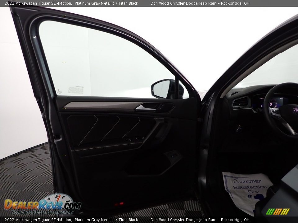 2022 Volkswagen Tiguan SE 4Motion Platinum Gray Metallic / Titan Black Photo #13