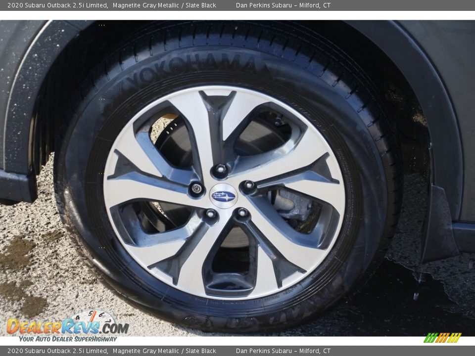 2020 Subaru Outback 2.5i Limited Magnetite Gray Metallic / Slate Black Photo #23