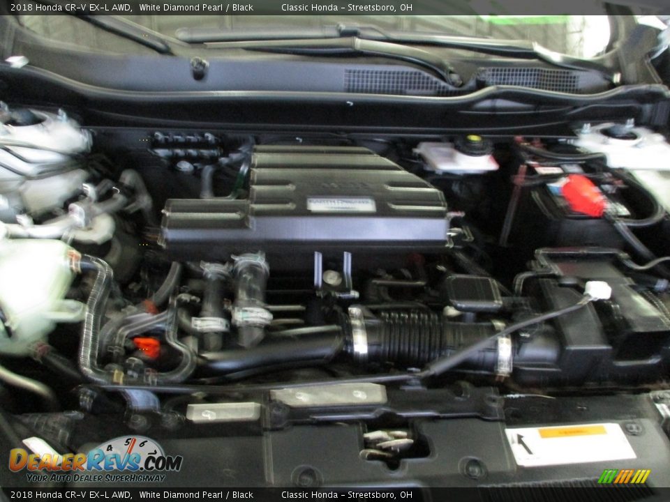 2018 Honda CR-V EX-L AWD White Diamond Pearl / Black Photo #13