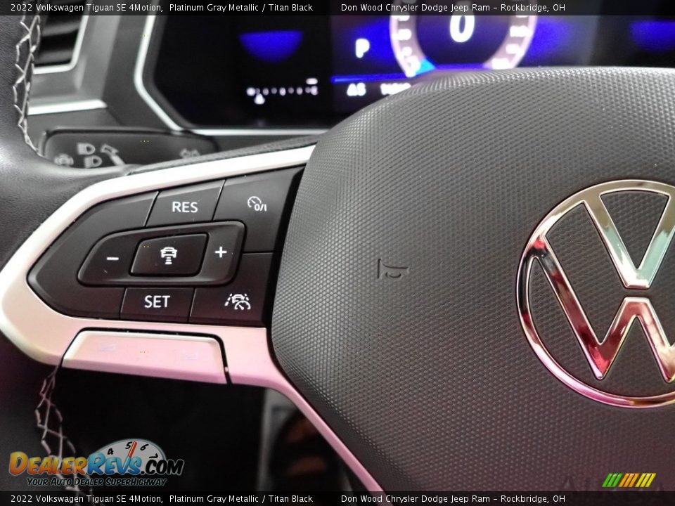 2022 Volkswagen Tiguan SE 4Motion Platinum Gray Metallic / Titan Black Photo #18