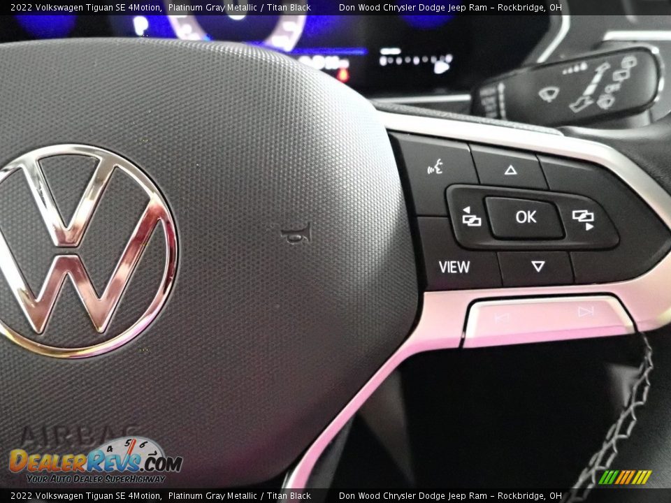2022 Volkswagen Tiguan SE 4Motion Platinum Gray Metallic / Titan Black Photo #19
