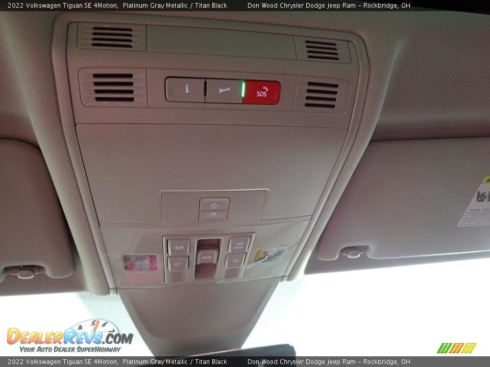 2022 Volkswagen Tiguan SE 4Motion Platinum Gray Metallic / Titan Black Photo #24