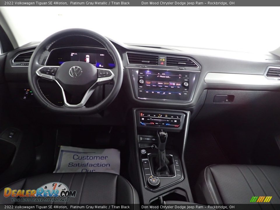2022 Volkswagen Tiguan SE 4Motion Platinum Gray Metallic / Titan Black Photo #27