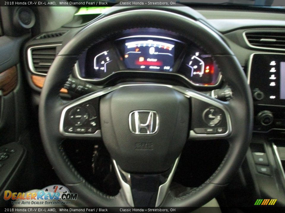 2018 Honda CR-V EX-L AWD White Diamond Pearl / Black Photo #30