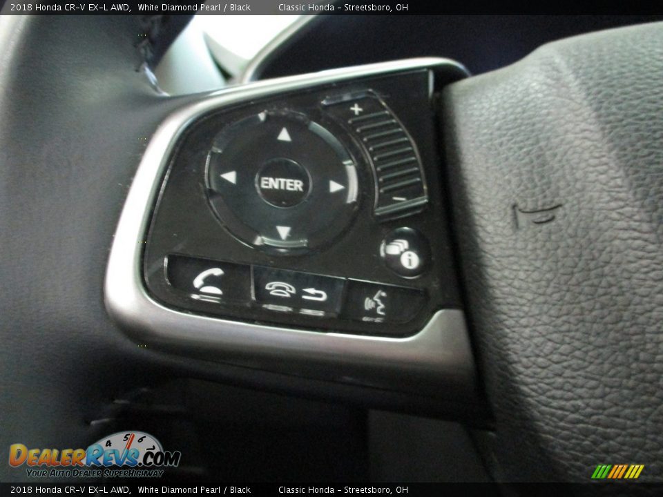 2018 Honda CR-V EX-L AWD White Diamond Pearl / Black Photo #31