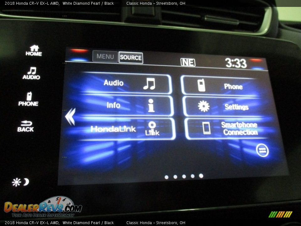 2018 Honda CR-V EX-L AWD White Diamond Pearl / Black Photo #36