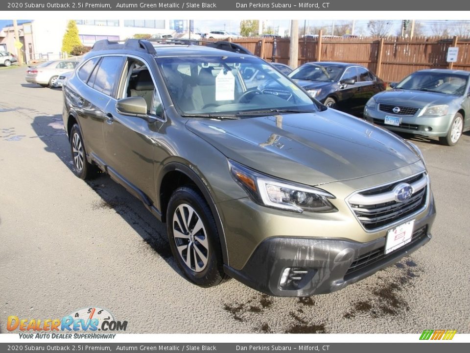 2020 Subaru Outback 2.5i Premium Autumn Green Metallic / Slate Black Photo #3