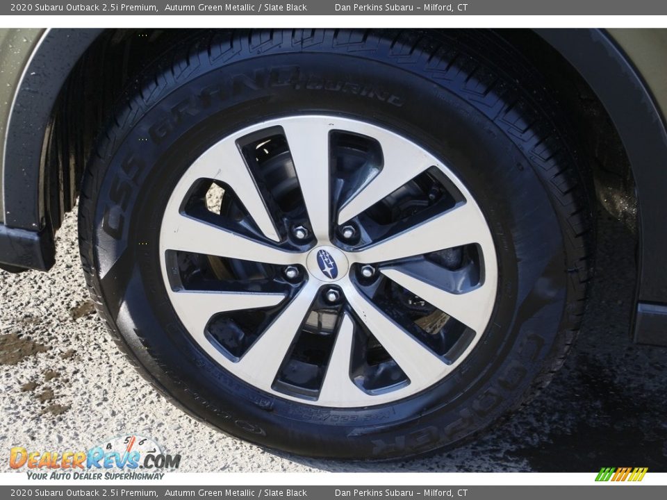 2020 Subaru Outback 2.5i Premium Autumn Green Metallic / Slate Black Photo #23