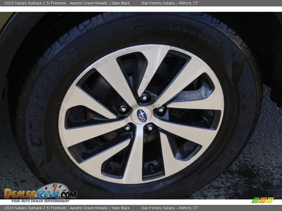 2020 Subaru Outback 2.5i Premium Autumn Green Metallic / Slate Black Photo #26