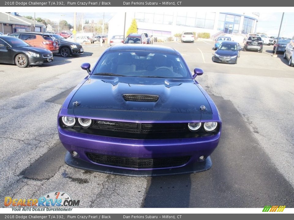 2018 Dodge Challenger T/A 392 Plum Crazy Pearl / Black Photo #2