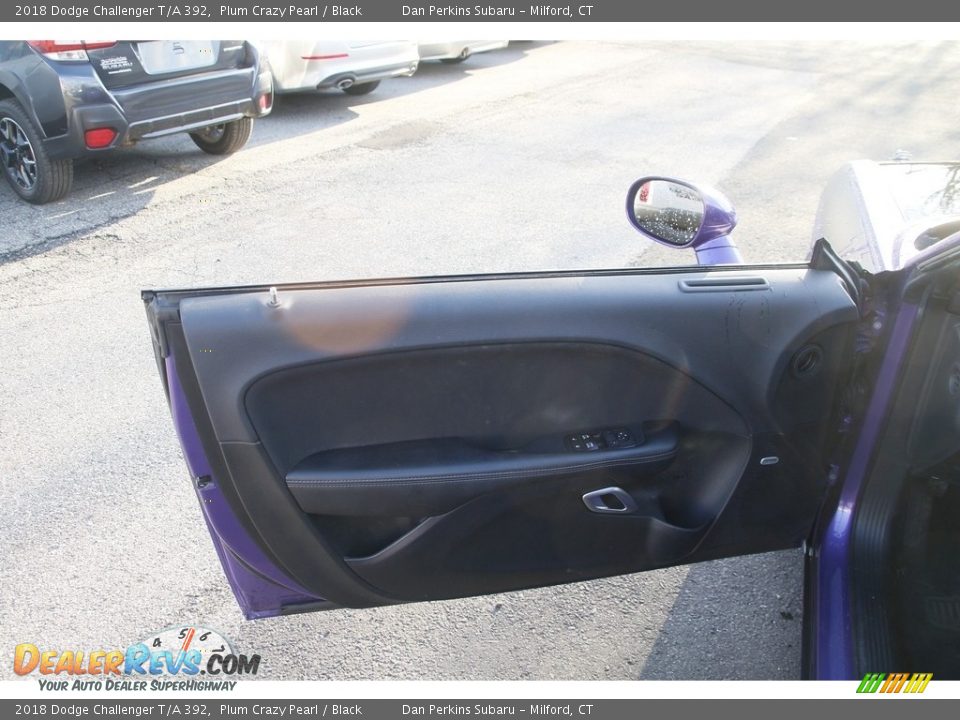 2018 Dodge Challenger T/A 392 Plum Crazy Pearl / Black Photo #9