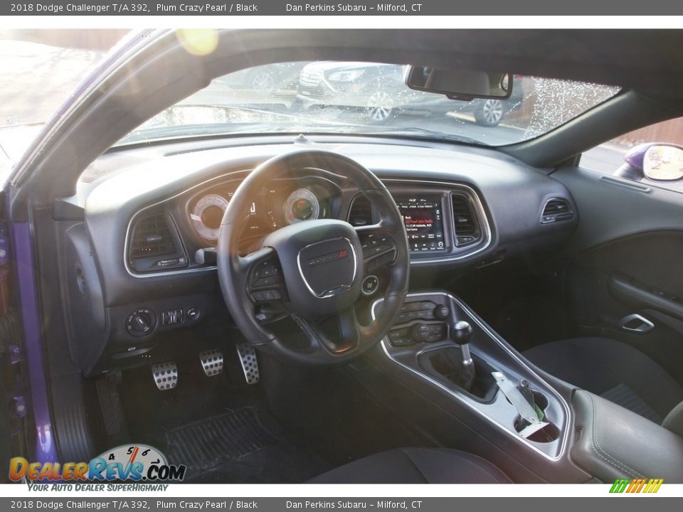 2018 Dodge Challenger T/A 392 Plum Crazy Pearl / Black Photo #10