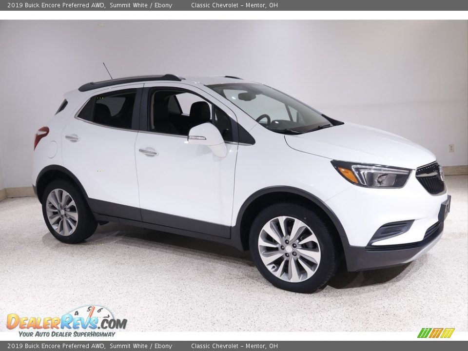 2019 Buick Encore Preferred AWD Summit White / Ebony Photo #1