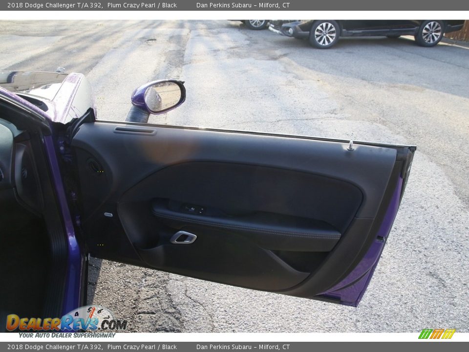 2018 Dodge Challenger T/A 392 Plum Crazy Pearl / Black Photo #13
