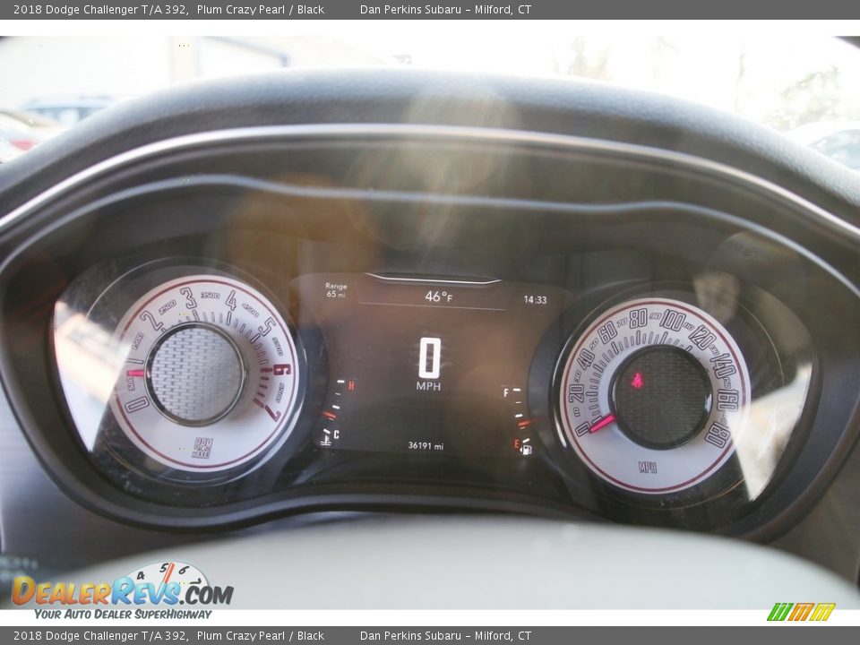 2018 Dodge Challenger T/A 392 Plum Crazy Pearl / Black Photo #14