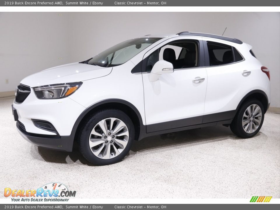 2019 Buick Encore Preferred AWD Summit White / Ebony Photo #3