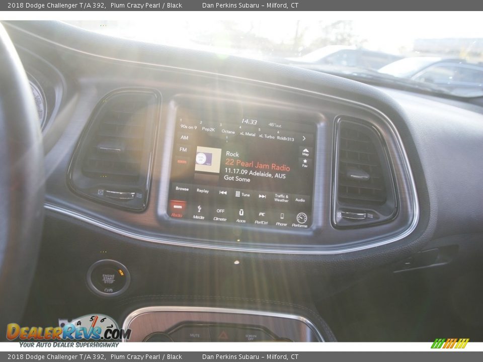 2018 Dodge Challenger T/A 392 Plum Crazy Pearl / Black Photo #15