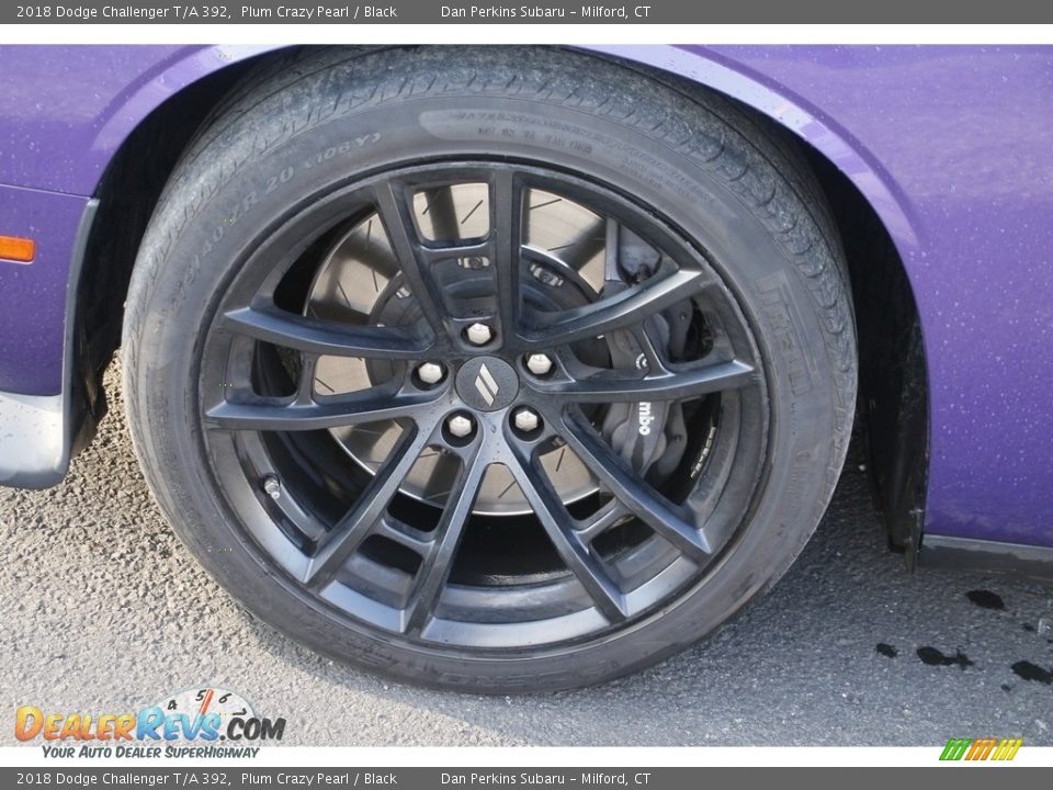 2018 Dodge Challenger T/A 392 Plum Crazy Pearl / Black Photo #19