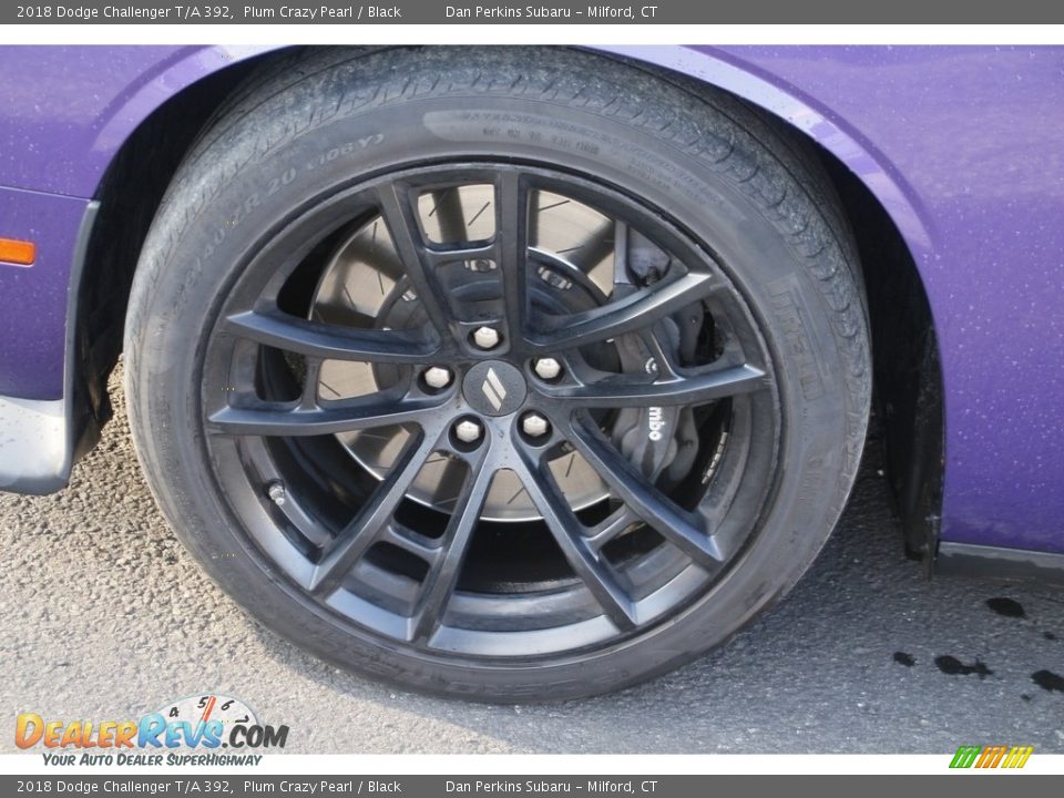 2018 Dodge Challenger T/A 392 Plum Crazy Pearl / Black Photo #20