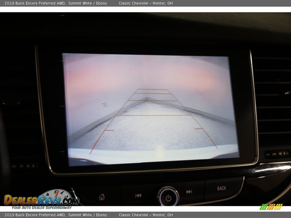 2019 Buick Encore Preferred AWD Summit White / Ebony Photo #13