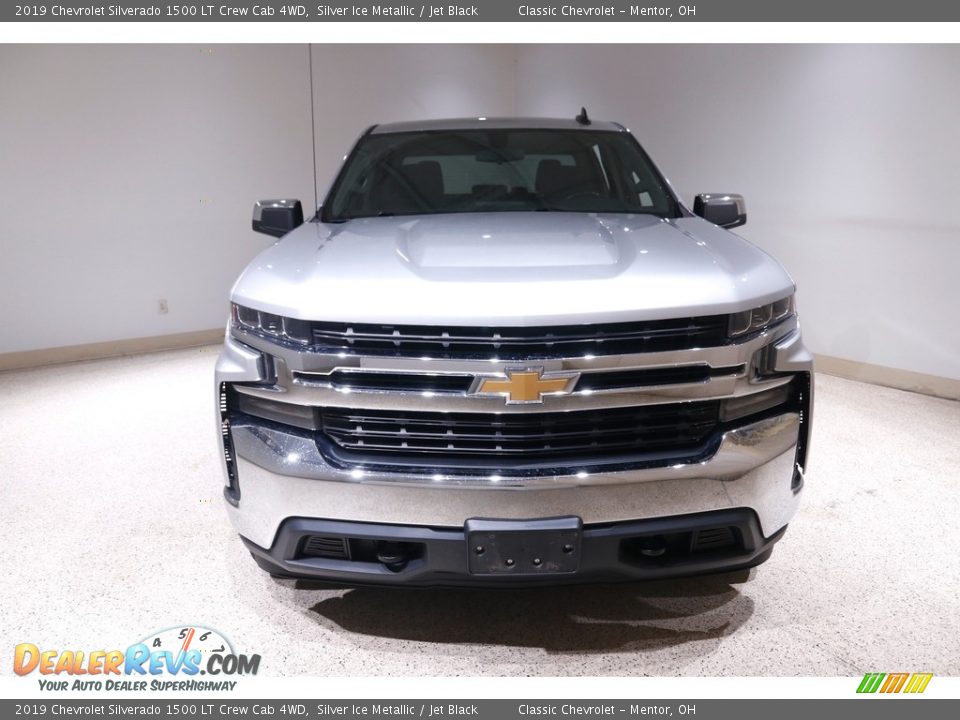 2019 Chevrolet Silverado 1500 LT Crew Cab 4WD Silver Ice Metallic / Jet Black Photo #2