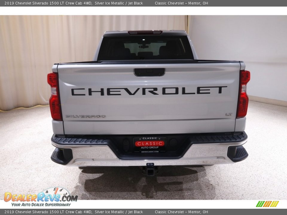 2019 Chevrolet Silverado 1500 LT Crew Cab 4WD Silver Ice Metallic / Jet Black Photo #19