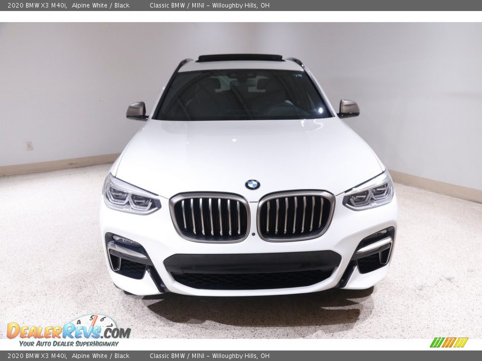2020 BMW X3 M40i Alpine White / Black Photo #2