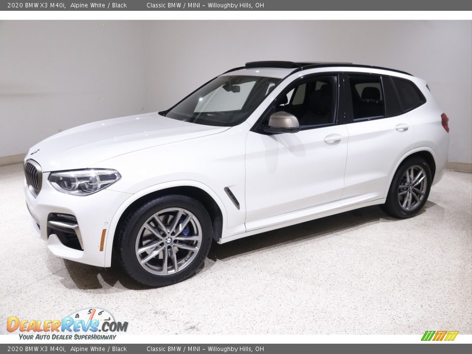 2020 BMW X3 M40i Alpine White / Black Photo #3