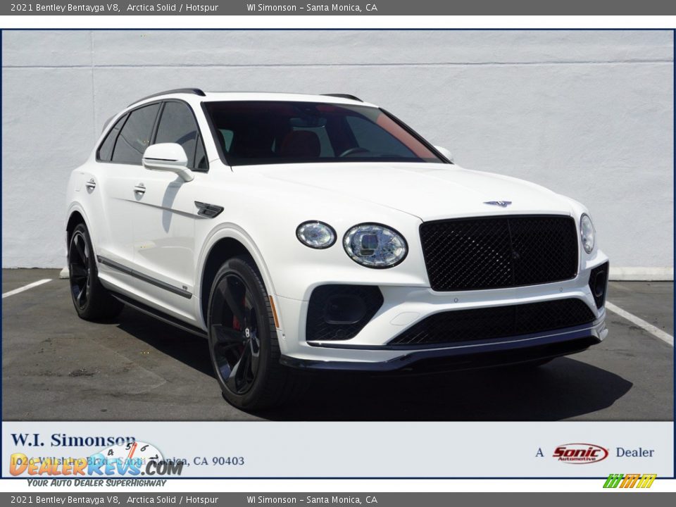 2021 Bentley Bentayga V8 Arctica Solid / Hotspur Photo #1