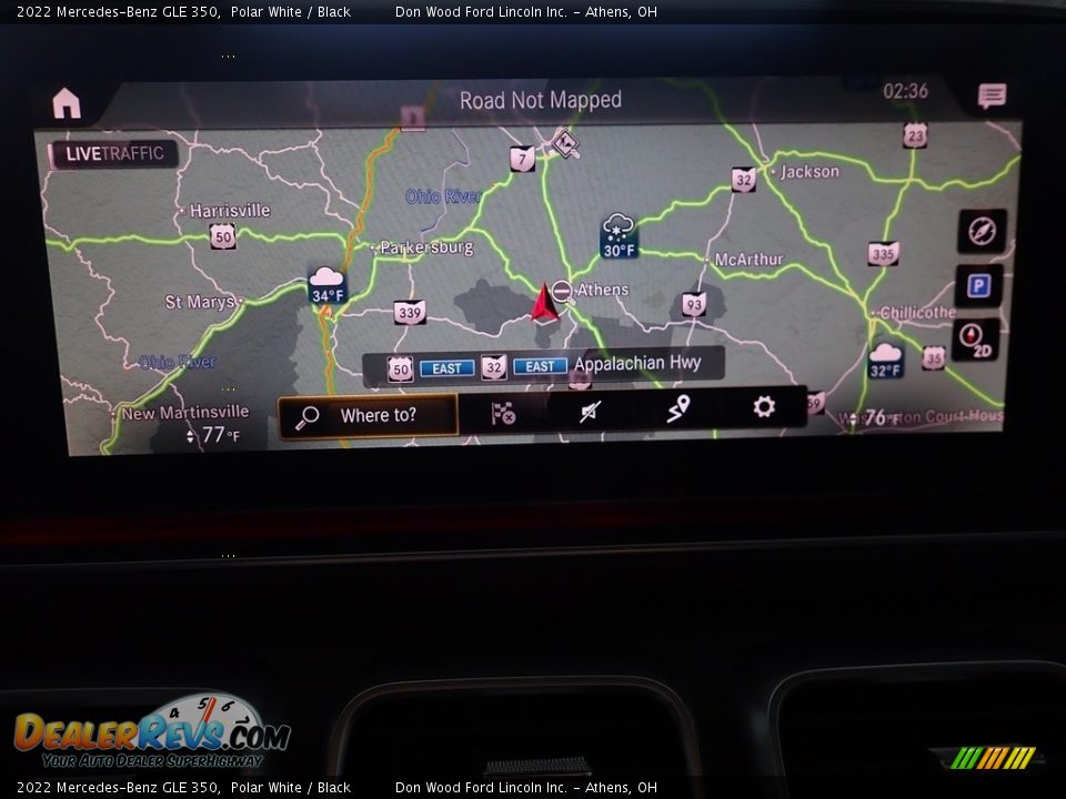 2022 Mercedes-Benz GLE 350 Polar White / Black Photo #3