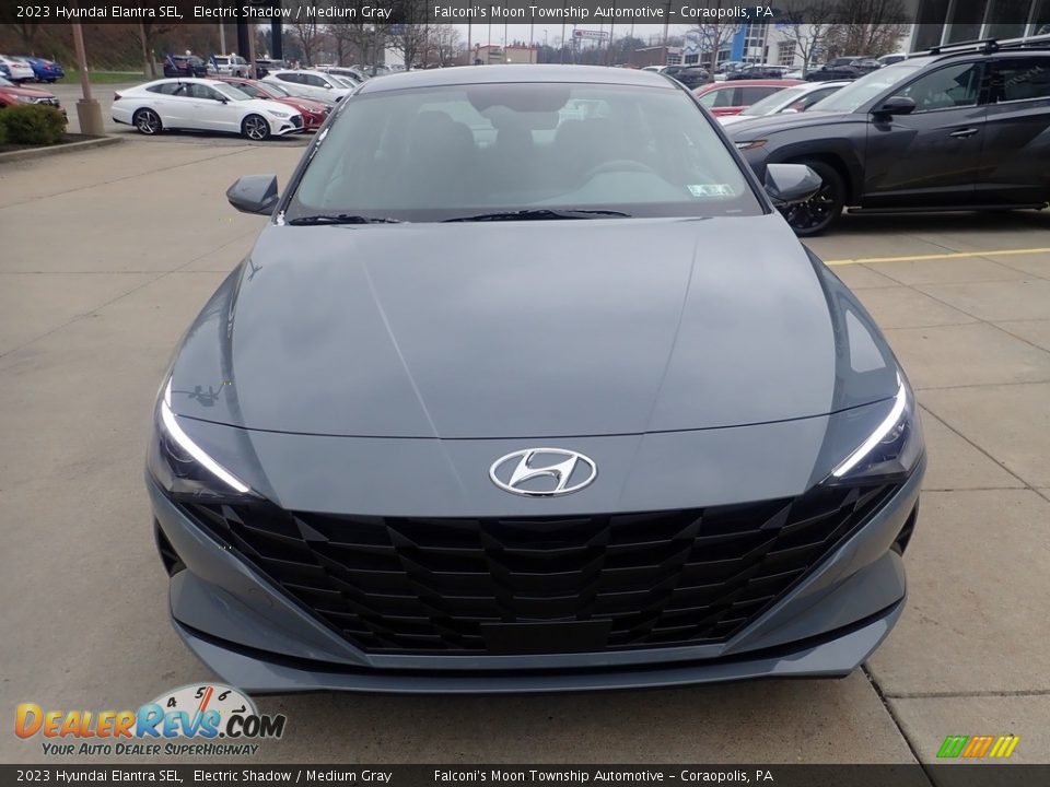 2023 Hyundai Elantra SEL Electric Shadow / Medium Gray Photo #8