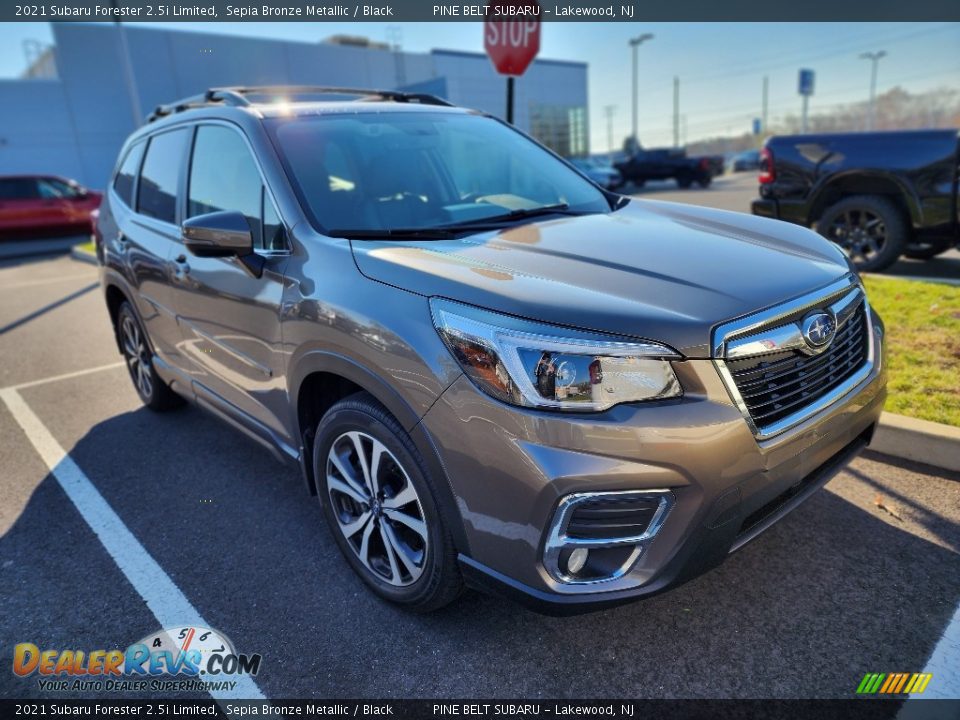 2021 Subaru Forester 2.5i Limited Sepia Bronze Metallic / Black Photo #2