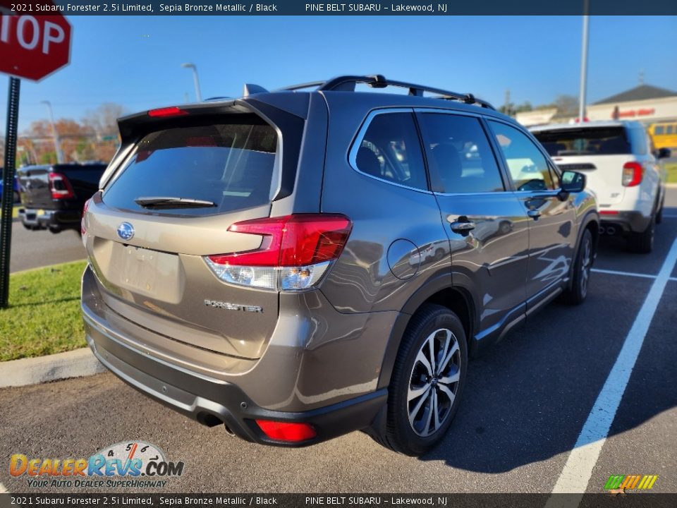 2021 Subaru Forester 2.5i Limited Sepia Bronze Metallic / Black Photo #8